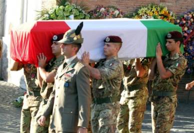 afghanistan funerali sergente silvestri