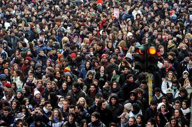 corteo milano protesta