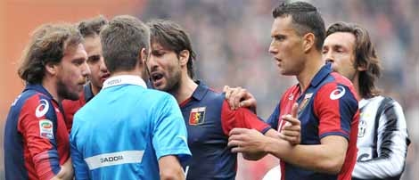 genoa juve silenzio stampa