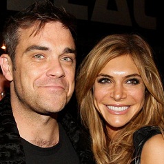 robbie williams ayda genitori felici