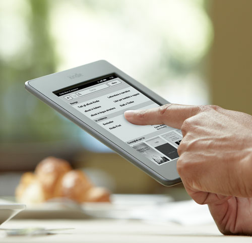 nuova illuminazione kindle touch