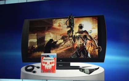 sony playstation monitor 3d
