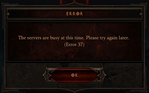 diablo 3 una miriade di errori online