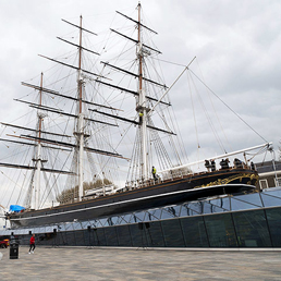 parata al cutty sark per la regina Elisabetta