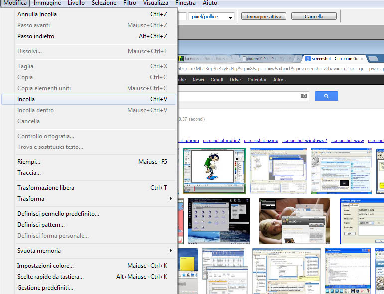 come fare uno screenshot