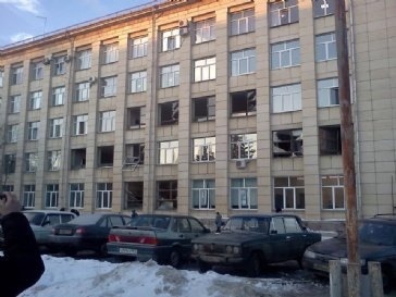 Riparati edifici in russia
