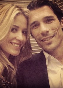 Elena Santarelli e Bernardo Corradi