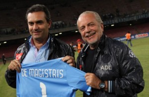 De Laurentiis e De Magistris stadio San Paolo