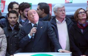 FI: Berlusconi arrivato a No Tax Day a Milano