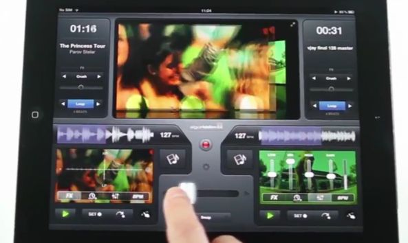 vjay ipad stazione mixing